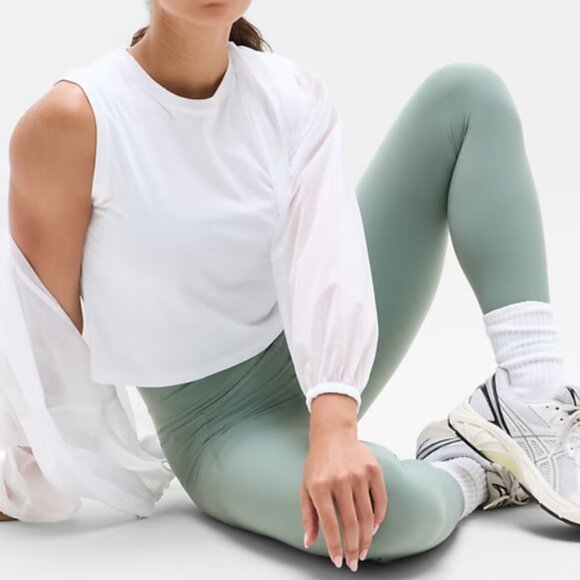 Athleta- Elation Ultra High Rise - Size M - Lighthouse Green - Picture 4 of 7